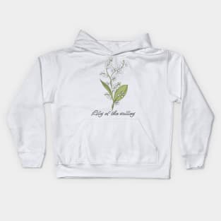 Spring flower Lily of the valley-Spring flowers May lily Kids Hoodie